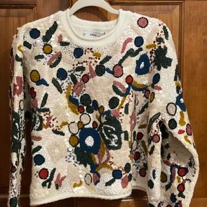 New Sequin Knit Sweater ( Zara Limited Edition) The knitwear collection!